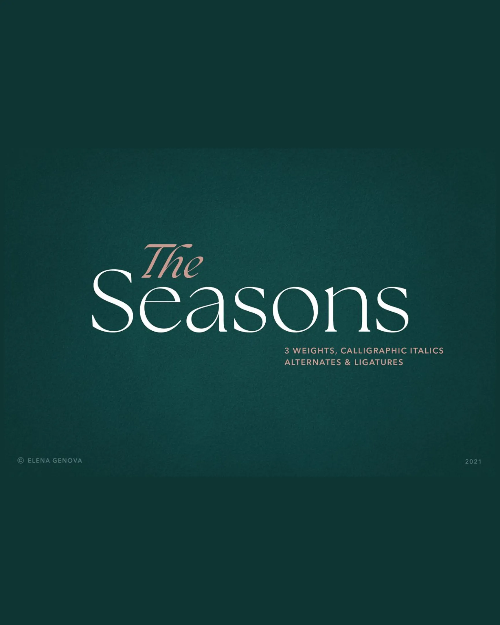 the seasons font